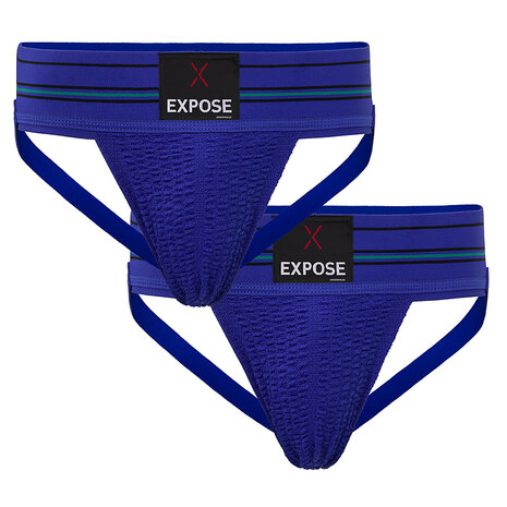 Expose Jockstrap Blue